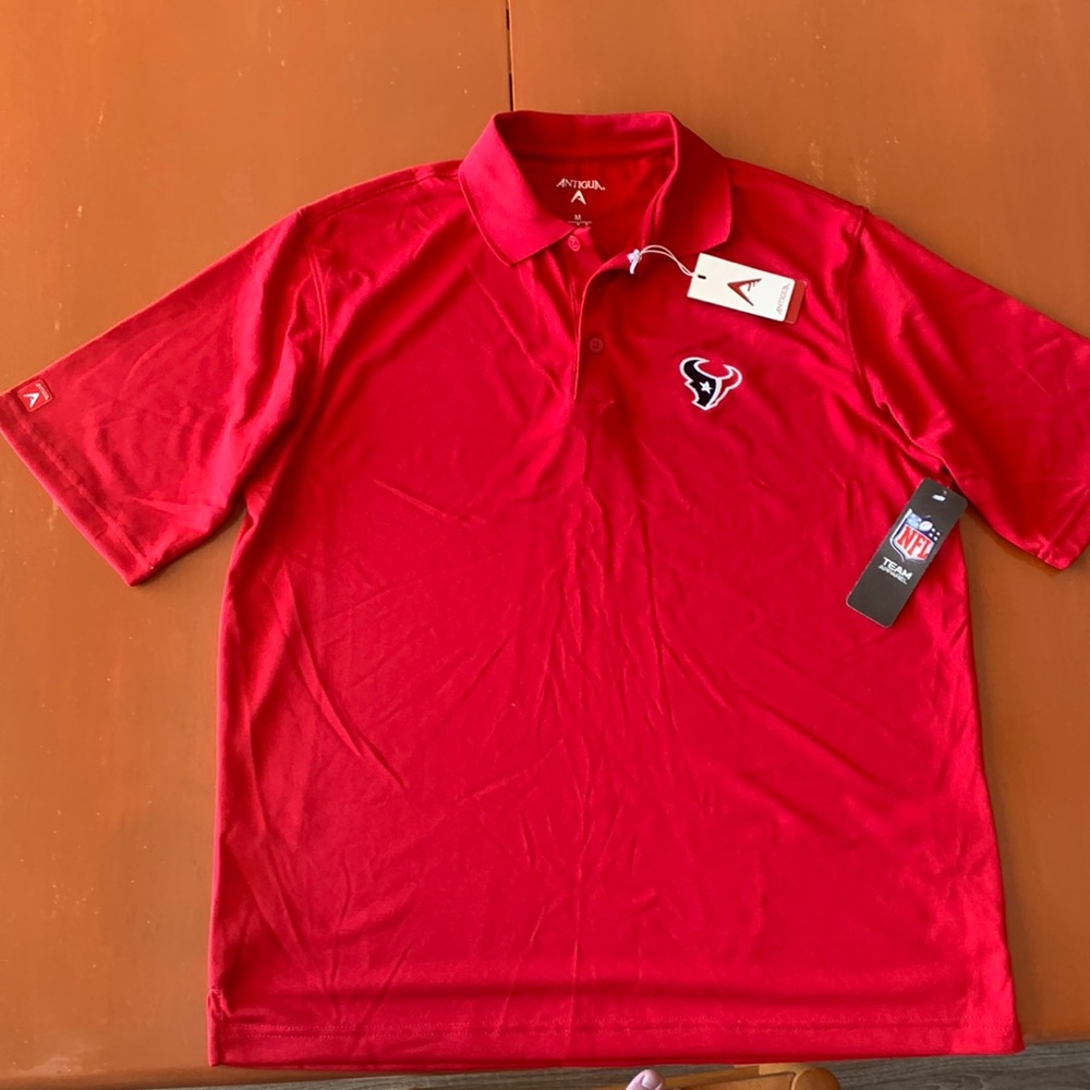 Houston Texans Antigua collared shirt